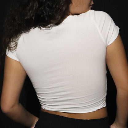 Crop-Top Blanc (col V)