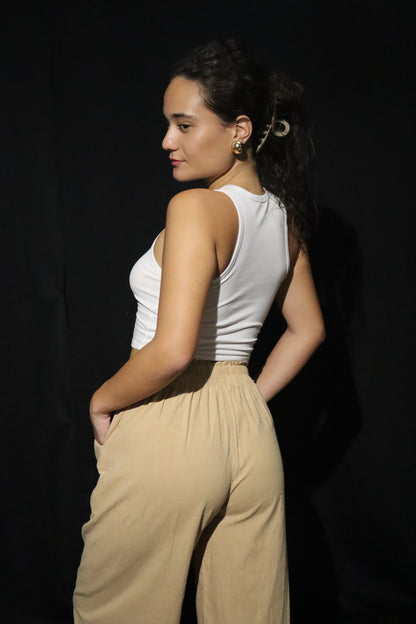 Pantalon Beige simple