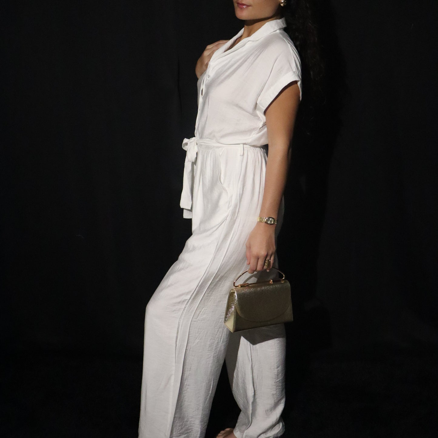 Combi-pantalon Blanc