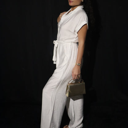 Combi-pantalon Blanc